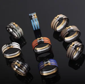 Hermes Narrow Clic H Bangle Bracelets