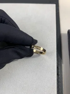 Cartier Engraved Diamond Rings