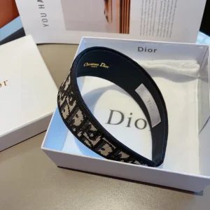 Dior Black Dior Oblique Jacquard Headband